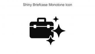 Shiny Briefcase Monotone Icon In Powerpoint Pptx Png And Editable Eps Format