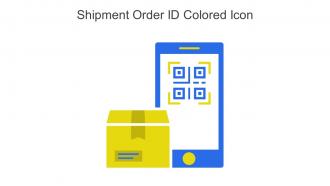 Shipment Order ID Colored Icon In Powerpoint Pptx Png And Editable Eps Format