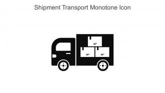 Shipment Transport Monotone Icon In Powerpoint Pptx Png And Editable Eps Format