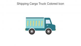 Shipping Cargo Truck Colored Icon In Powerpoint Pptx Png And Editable Eps Format