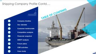 Shipping Company Profile Powerpoint Presentation Slides