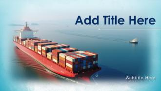 Shipping Container Issues Visual Deck Powerpoint Presentation PPT Image ECP Analytical Colorful