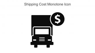 Shipping Cost Monotone Icon In Powerpoint Pptx Png And Editable Eps Format