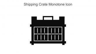 Shipping Crate Monotone Icon In Powerpoint Pptx Png And Editable Eps Format