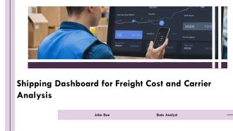Shipping Dashboard For Freight Cost And Carrier Analysis PPT Designs AT Shipping Dashboard For Freight Cost And Carrier Analysis PPT Designs AT
