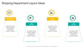 Shipping Department Layout Ideas In Powerpoint And Google Slides Cpb