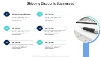 Shipping Discounts Businesses In Powerpoint And Google Slides Cpb