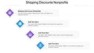 Shipping Discounts Nonprofits Ppt Powerpoint Presentation Show Slideshow Cpb