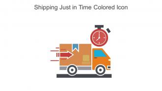 Shipping Just In Time Colored Icon In Powerpoint Pptx Png And Editable Eps Format