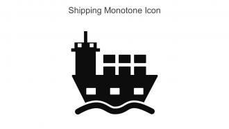 Shipping Monotone Icon In Powerpoint Pptx Png And Editable Eps Format