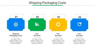 Shipping Packaging Costs Ppt Powerpoint Presentation Layouts Ideas Cpb