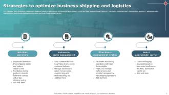 Shipping Powerpoint Ppt Template Bundles Informative Interactive