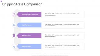 Shipping Rate Comparison In Powerpoint And Google Slides Cpb