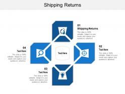 Shipping returns ppt powerpoint presentation pictures show cpb