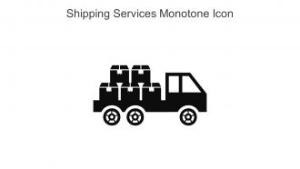 Shipping Services Monotone Icon In Powerpoint Pptx Png And Editable Eps Format