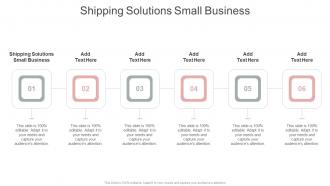 Shipping Solutions Small Business In Powerpoint And Google Slides Cpb