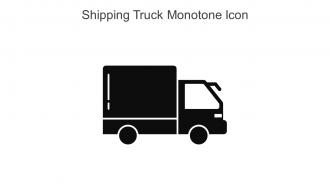 Shipping Truck Monotone Icon In Powerpoint Pptx Png And Editable Eps Format