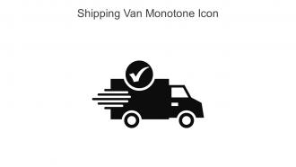 Shipping Van Monotone Icon In Powerpoint Pptx Png And Editable Eps Format