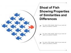 Shoal Of Fish Showing Properties Of Similarities And Differences