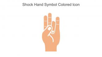 Shock Hand Symbol Colored Icon In Powerpoint Pptx Png And Editable Eps Format