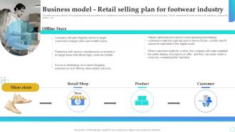 Shoe Store Business Plan Business Model Retail Selling Plan For Footwear Industry BP SS