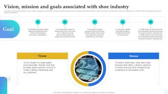 Shoe Store Business Plan Vision Mission And Goals Associated With Shoe Industry BP SS