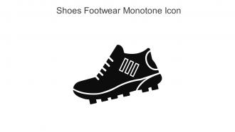 Shoes Footwear Monotone Icon In Powerpoint Pptx Png And Editable Eps Format