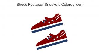 Shoes Footwear Sneakers Colored Icon In Powerpoint Pptx Png And Editable Eps Format