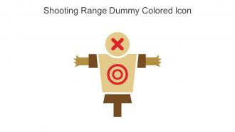Shooting Range Dummy Colored Icon In Powerpoint Pptx Png And Editable Eps Format