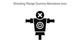 Shooting Range Dummy Monotone Icon In Powerpoint Pptx Png And Editable Eps Format