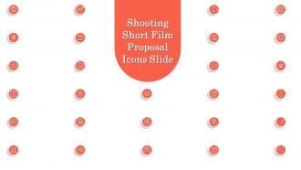 Shooting short film proposal icons slide