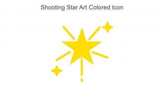Shooting Star Art Colored Icon In Powerpoint Pptx Png And Editable Eps Format