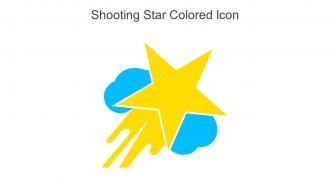Shooting Star Colored Icon In Powerpoint Pptx Png And Editable Eps Format