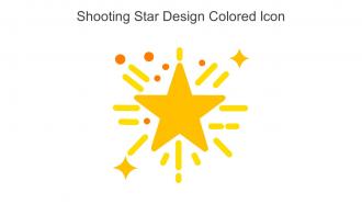 Shooting Star Design Colored Icon In Powerpoint Pptx Png And Editable Eps Format
