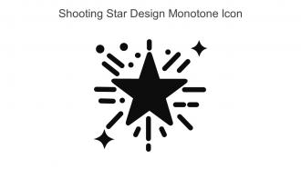 Shooting Star Design Monotone Icon In Powerpoint Pptx Png And Editable Eps Format
