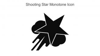 Shooting Star Monotone Icon In Powerpoint Pptx Png And Editable Eps Format