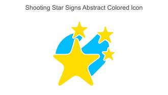 Shooting Star Signs Abstract Colored Icon In Powerpoint Pptx Png And Editable Eps Format