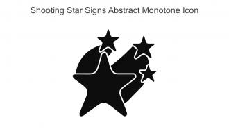 Shooting Star Signs Abstract Monotone Icon In Powerpoint Pptx Png And Editable Eps Format