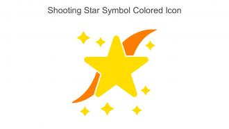 Shooting Star Symbol Colored Icon In Powerpoint Pptx Png And Editable Eps Format