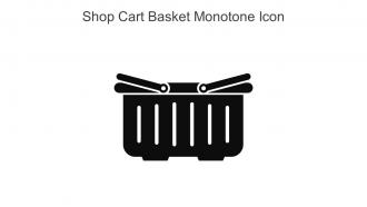 Shop Cart Basket Monotone Icon In Powerpoint Pptx Png And Editable Eps Format