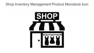 Shop Inventory Management Product Monotone Icon In Powerpoint Pptx Png And Editable Eps Format