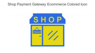 Shop Payment Gateway Ecommerce Colored Icon In Powerpoint Pptx Png And Editable Eps Format