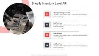 Shopify Inventory Level API In Powerpoint And Google Slides Cpb