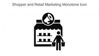Shopper And Retail Marketing Monotone Icon In Powerpoint Pptx Png And Editable Eps Format