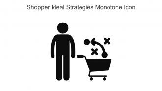 Shopper Ideal Strategies Monotone Icon In Powerpoint Pptx Png And Editable Eps Format