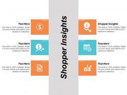 Shopper insights ppt powerpoint presentation summary template cpb