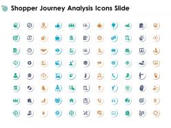 Shopper journey analysis icons slide growth goal e105 ppt powerpoint presentation icon show