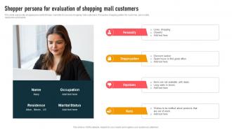 Shopper Persona For Evaluation Of Shopping Mall Event Marketing To Drive MKT SS V