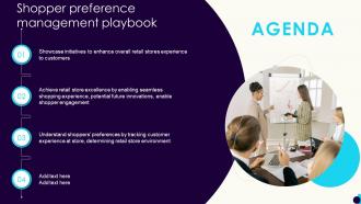 Shopper Preference Management Playbook Agenda Ppt Slides Layout