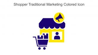 Shopper Traditional Marketing Colored Icon In Powerpoint Pptx Png And Editable Eps Format